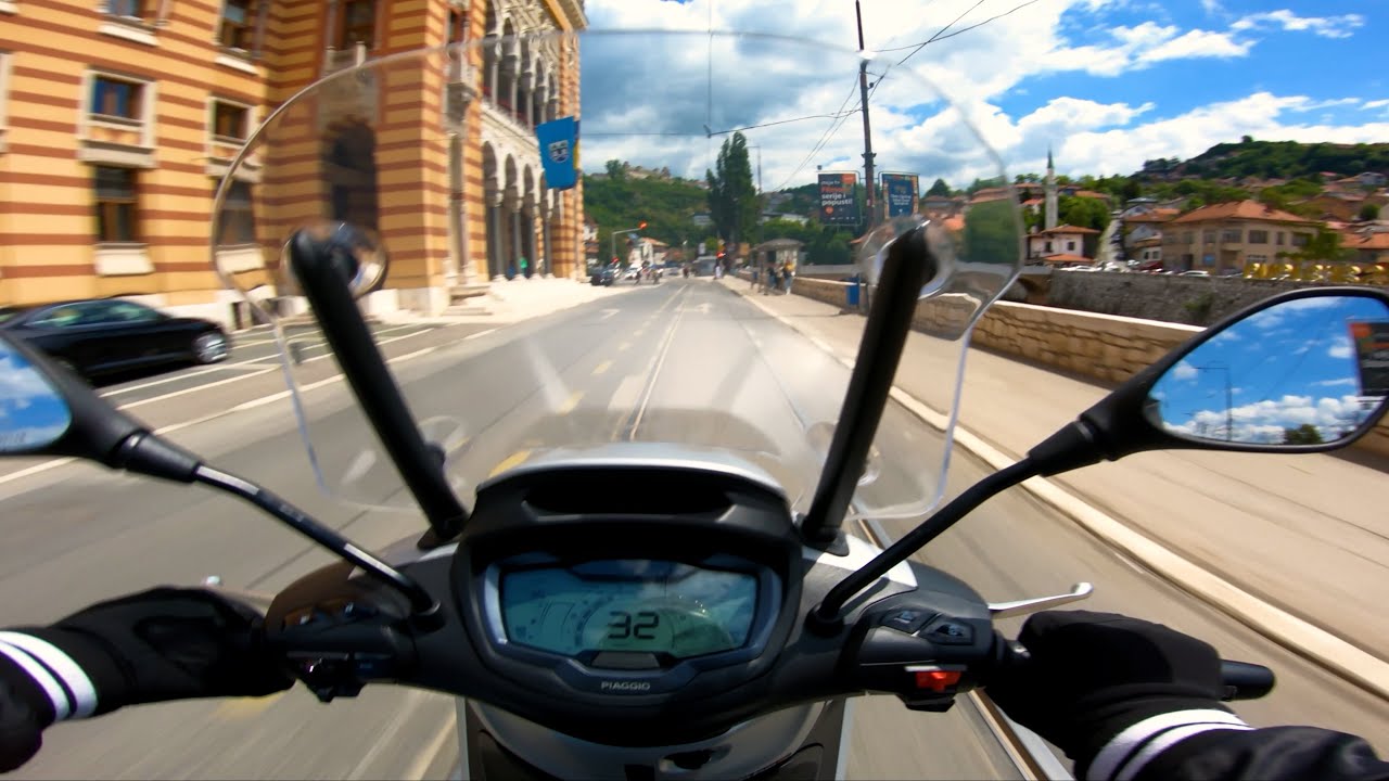 2024 PIAGGIO BEVERLY 400| TOP SPEED | POV 4K