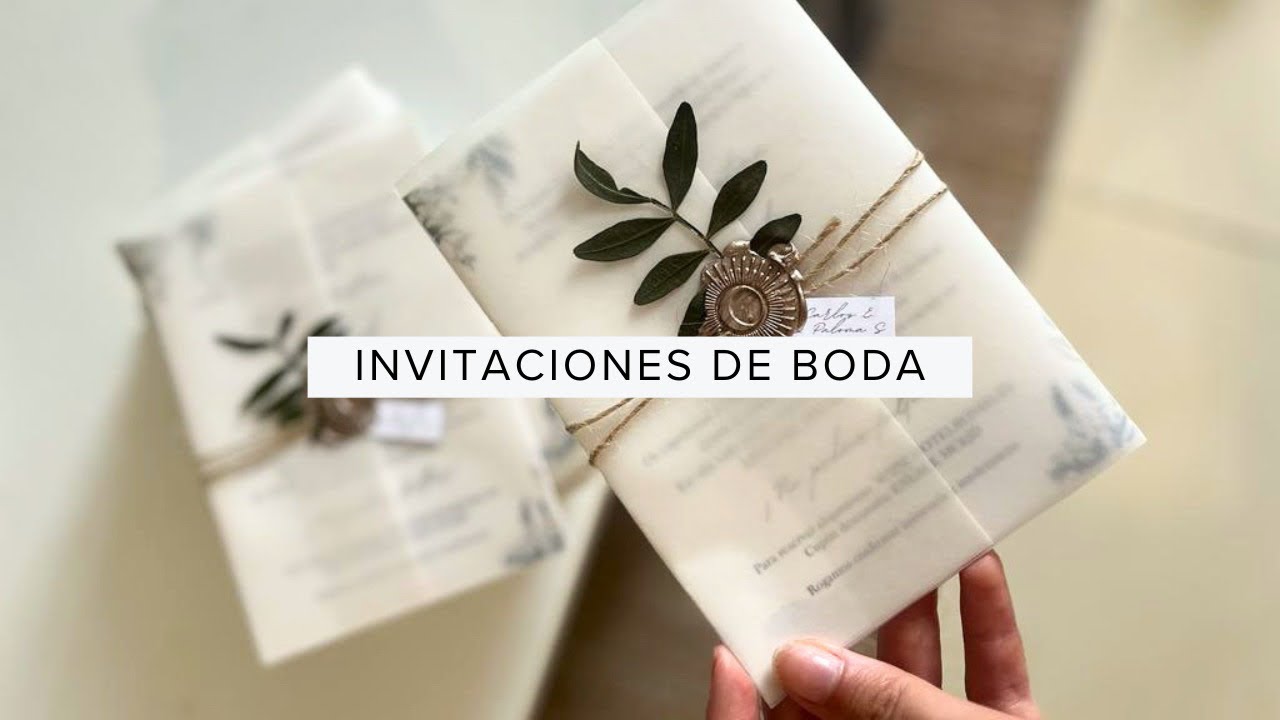 💍MI BODA | Nuestras invitaciones | Como hacer invitaciones económicas y originales