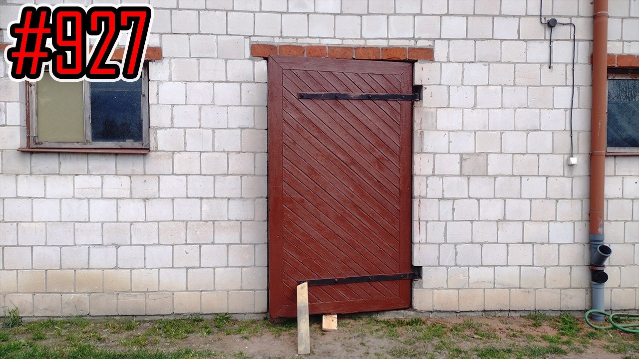 Podnoszenie wiaty, renowacja starych drzwi, siew facelii #927