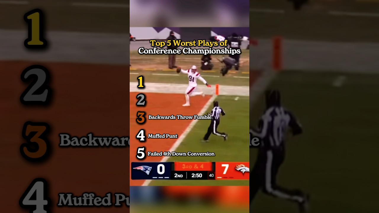 Worst Plays of Conference Championships