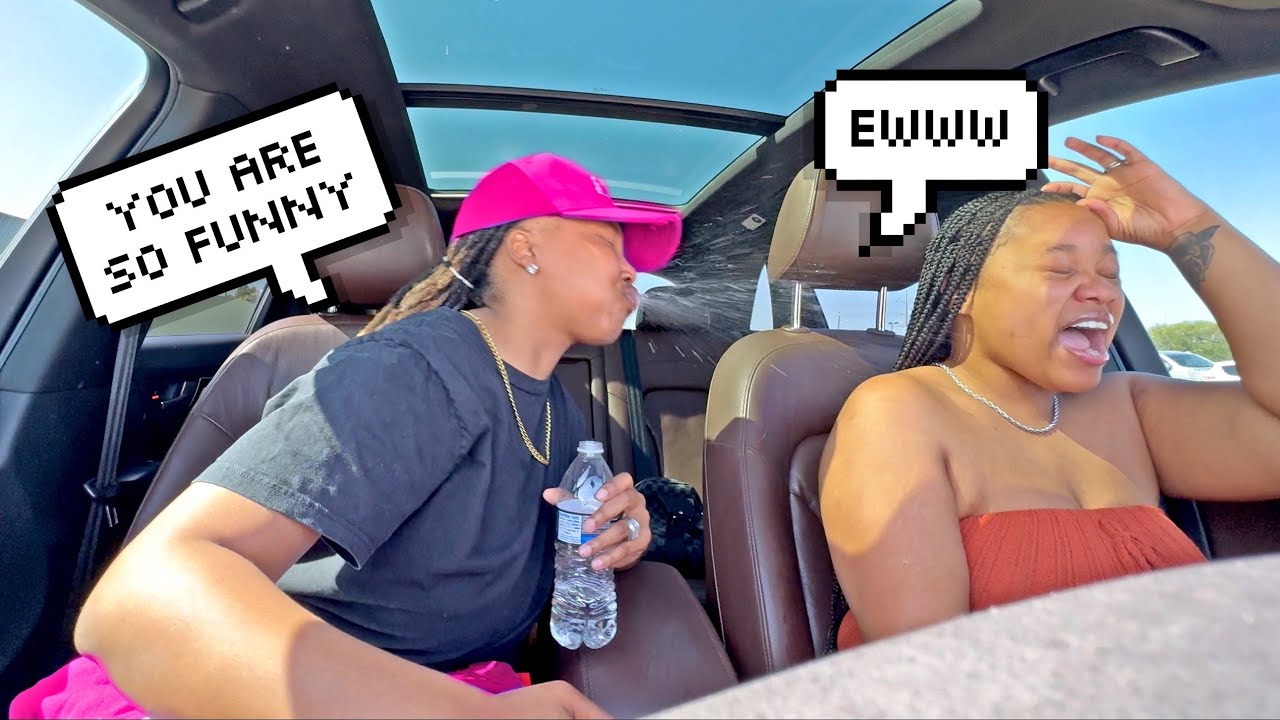 SPITTING OUT WATER ON MY WIFE EVERY TIME I LAUGH..