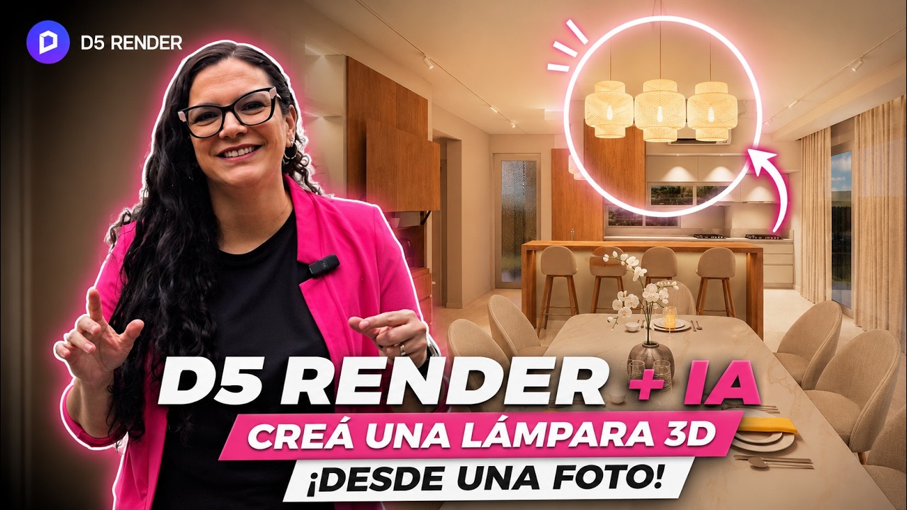 &iquest;No encontr&aacute;s el modelo 3D que necesit&aacute;s? De una FOTO a un modelo 3D en SEGUNDOS con IA D5 Render