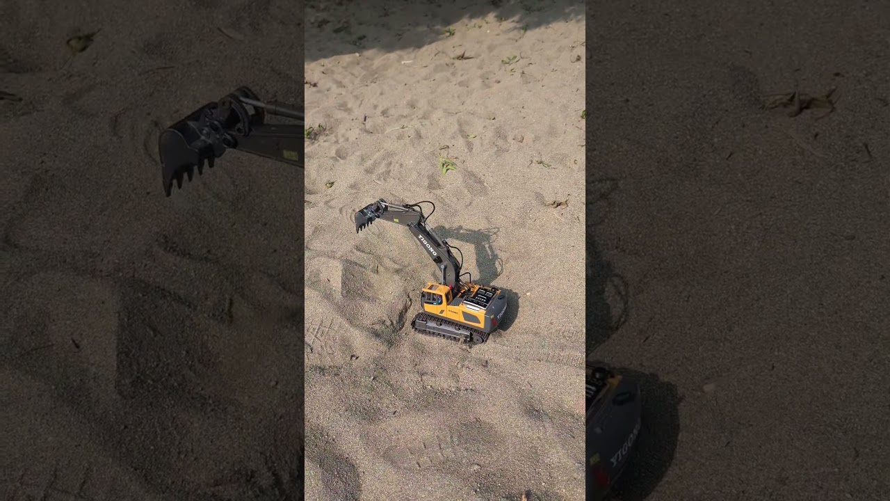 Wow it actually works! YIGONG 11Ch Alloy Remote Control Excavator Toy RC
