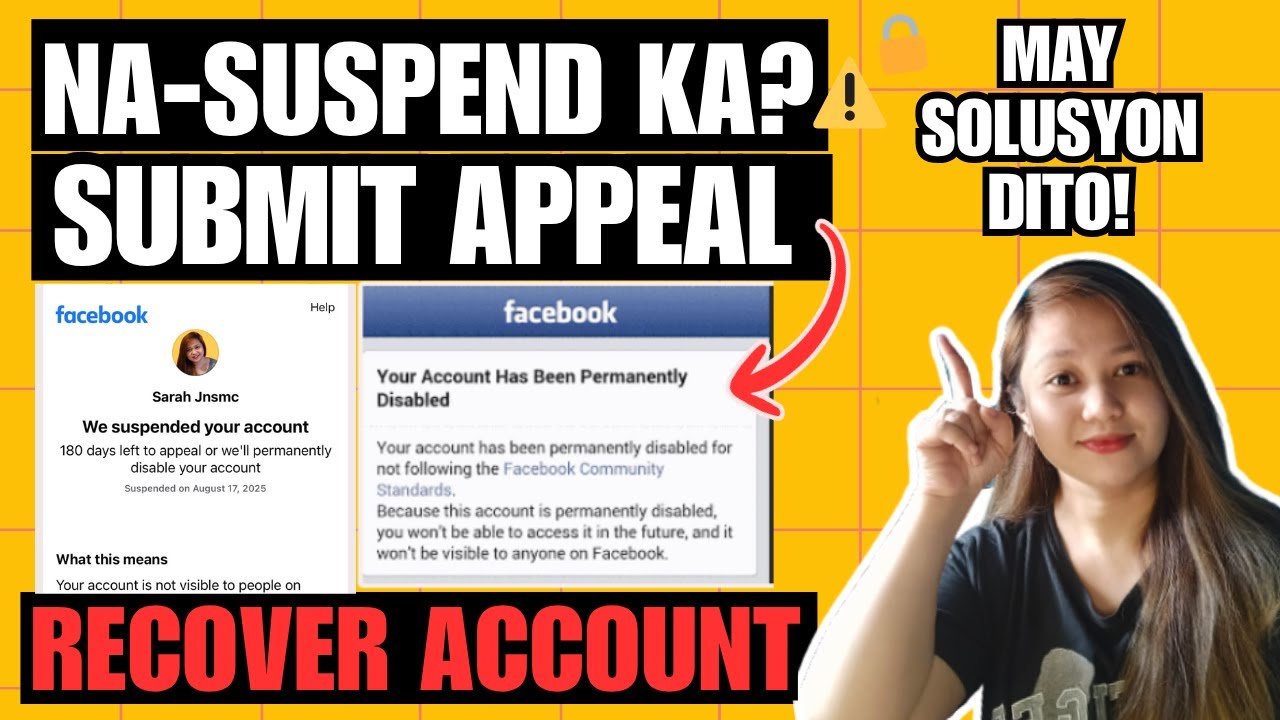 HOW TO RECOVER AND SUBMIT APPEAL FORM NA-SUSPEND NA ACCOUNT | Step-by-Step Recovery Update 2025