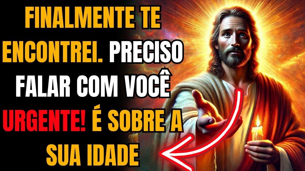 DEUS DIZ- Por favor, não me deixe falando sozinho!