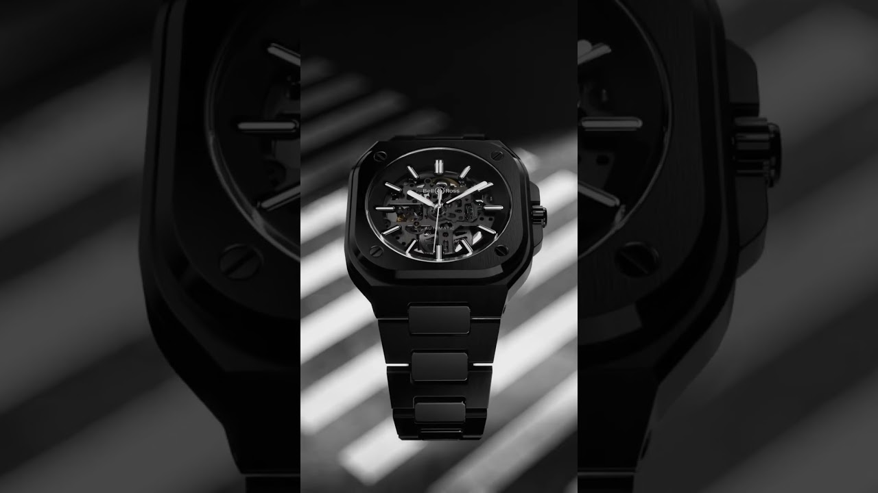 With the new BR 05 Skeleton Black Ceramic, Bell & Ross boldly tackles the challenge of transparency.