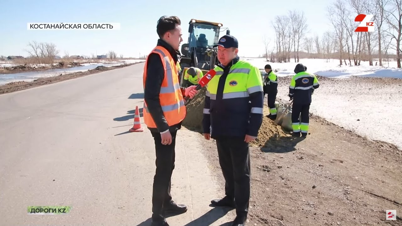 Весенние паводки ждут в Костанайской области: что творится на трассах | Дороги KZ
