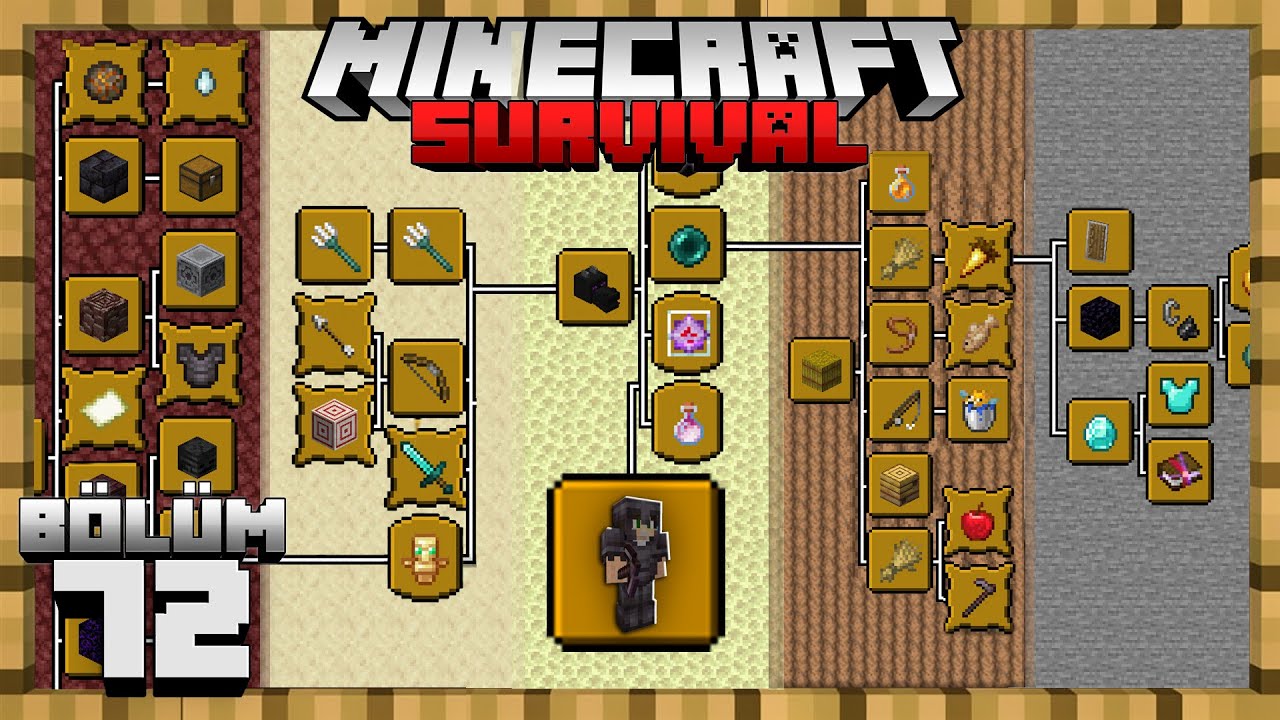 TÜM MİNECRAFT BAŞARIMLARINI TAMAMLADIM !!┇Minecraft Survival ▹Bölüm 72