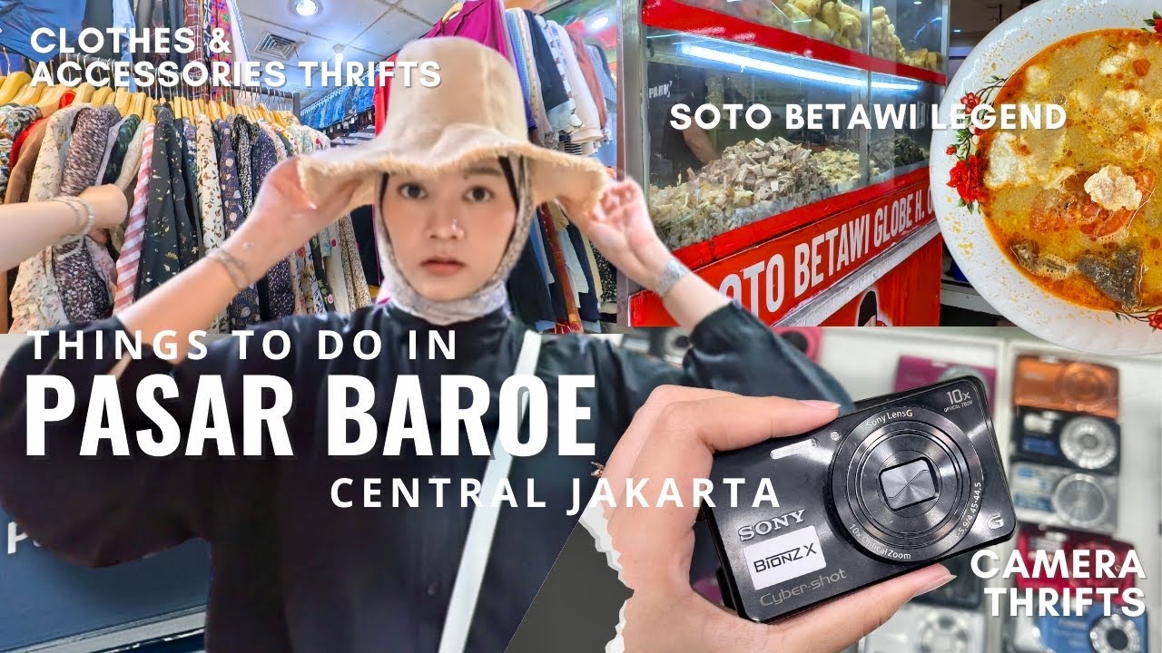 Yay! in Pasar Baru | Budget thrifting & makan di Pasar Baru | accessories, camera, baju murah?!