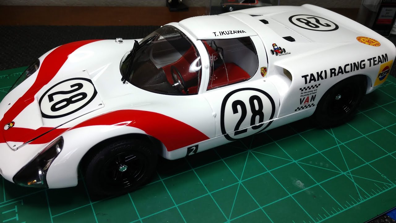 Final: Tamiya 1:12 Porsche 910 - Building a Large Scale Model Kit -ASMR