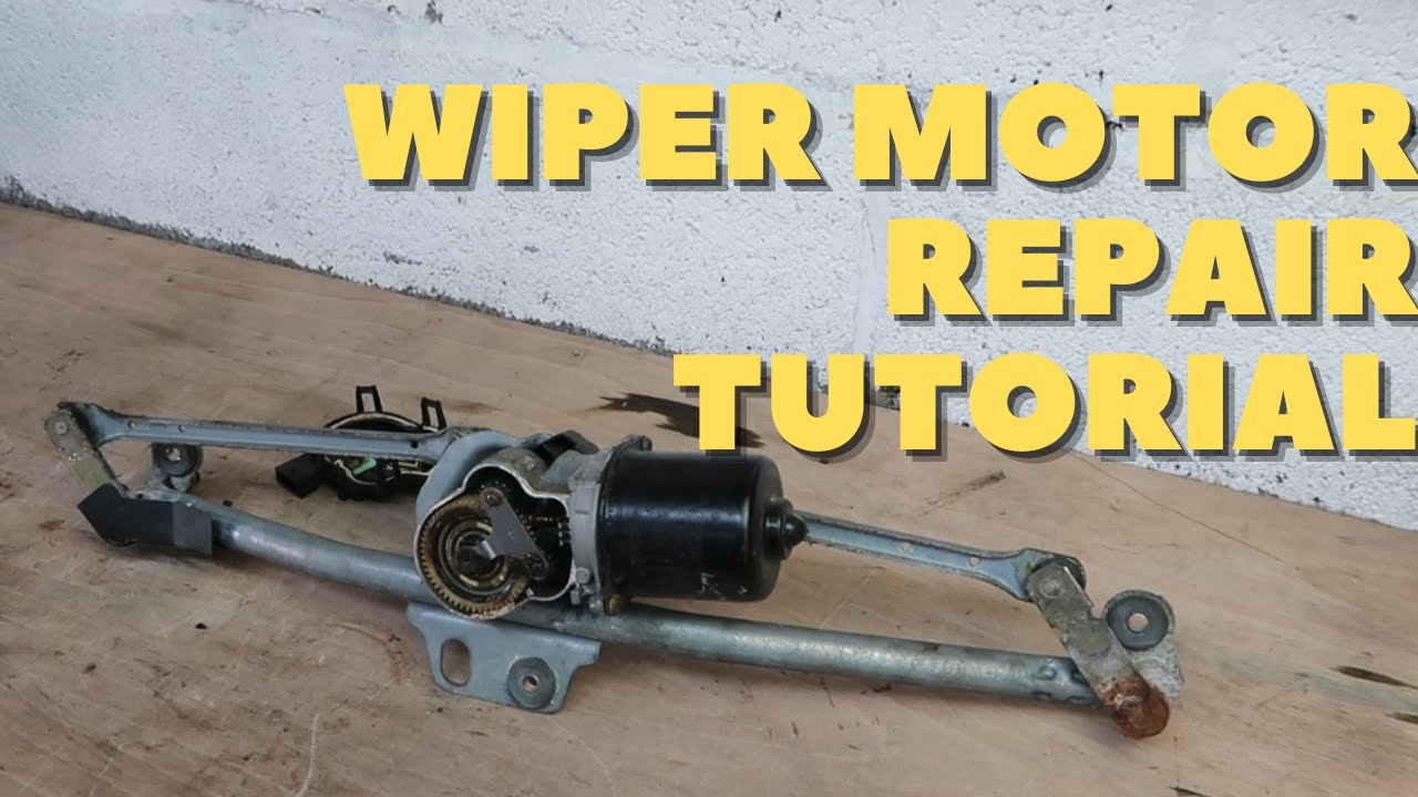 Руководство по ремонту сломанного мотора стеклоочистителя