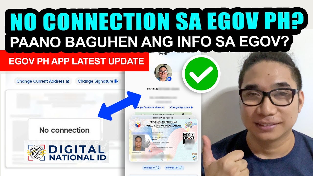 No Connection sa eGov PH App? Alamin ang Solusyon! how to get national id online 2025