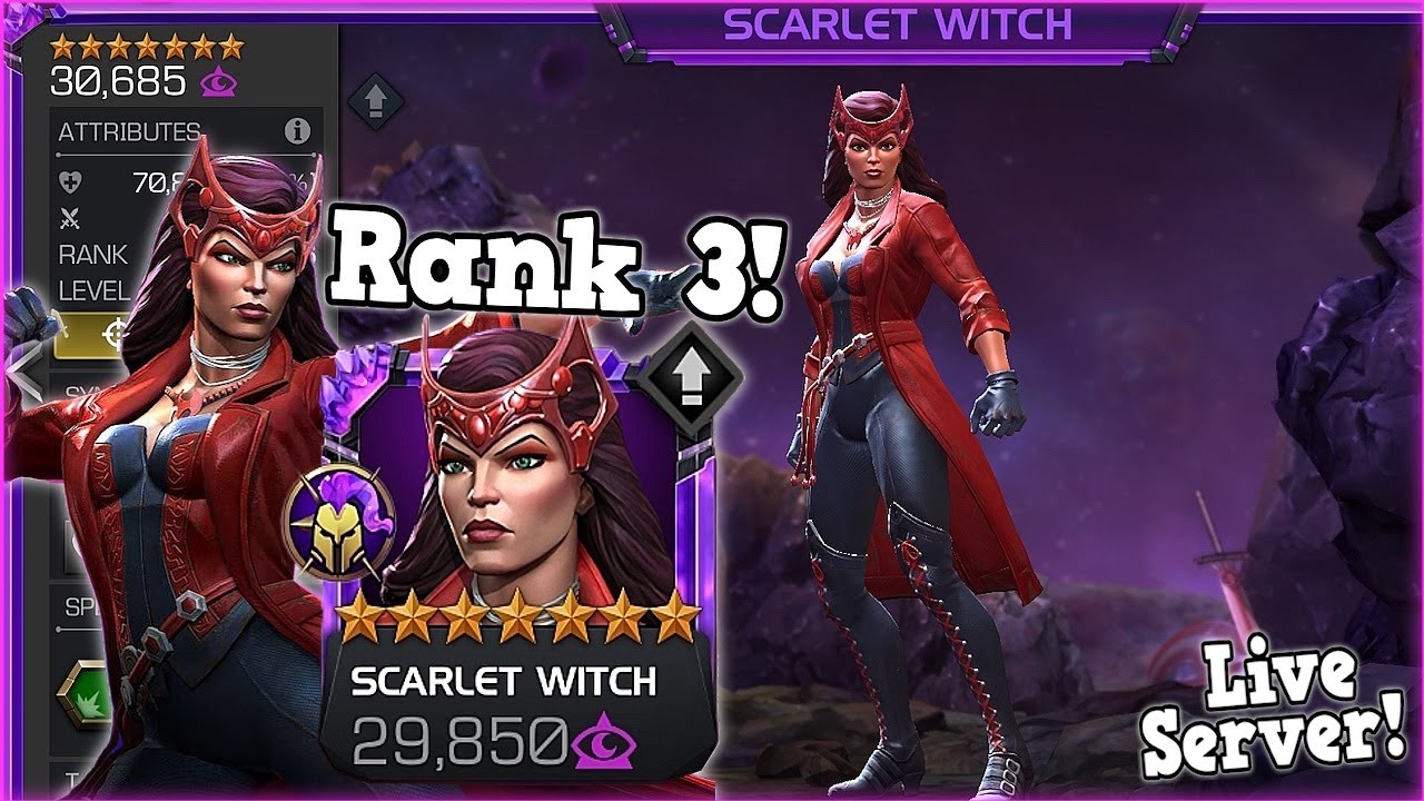 RANK 3 7 Star Scarlet Witch (Sigil)! The HARDEST Hitting Mystic!? | Marvel Contest of Champions
