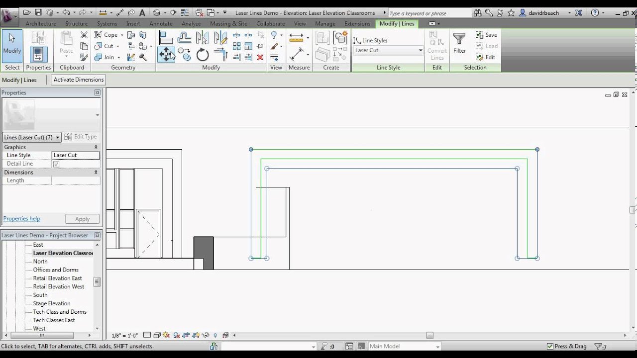 Revit и лазерная резка