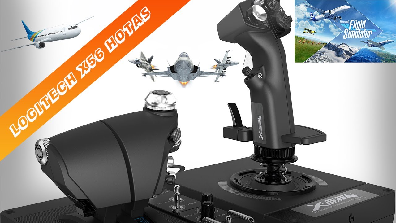 Logitech X56 Hotas, unboxing y review 2020. Gameplay con Flight Simulator 2020.