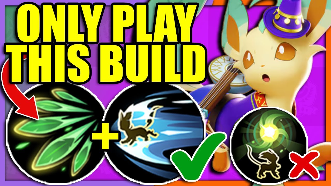 STOP PLAYING SOLAR BLADE and start Playing this LEAFEON BUILD | Pokemon Unite
