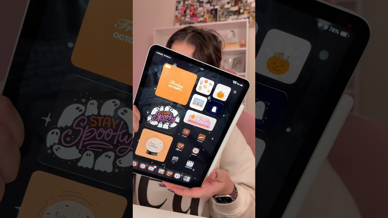 ОБНОВЛЯЮ СВОЙ IPAD PRO К НОВОМУ МЕСЯЦУ (октябрьское преображение✨) #youtubeshorts #shorts #ipadpro