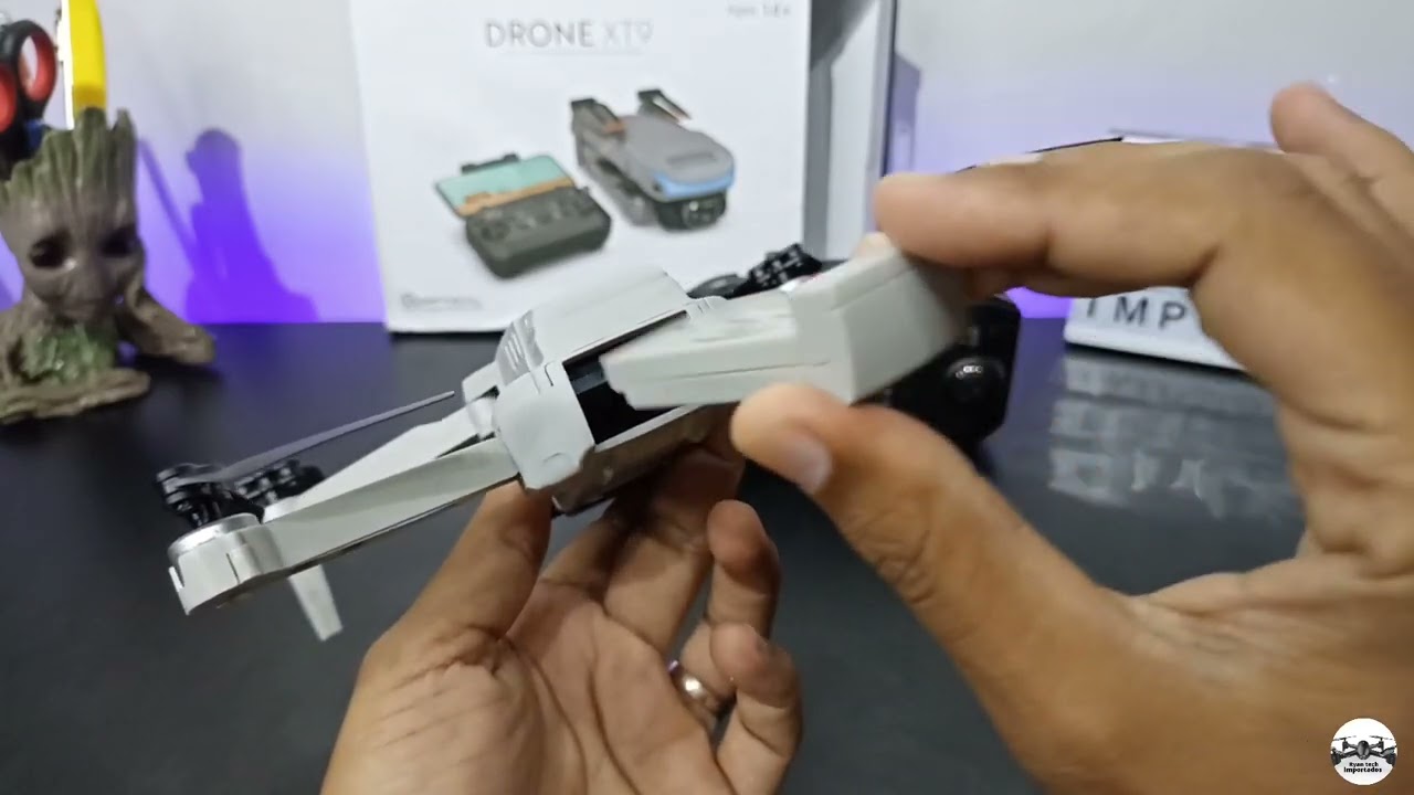 Drone xt9, unboxing e curto teste de estabilidade.😅