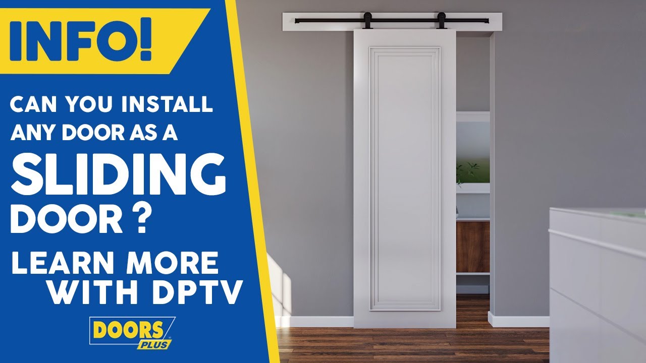 Can You Install Any Internal Door as a Sliding Door - Doors Plus