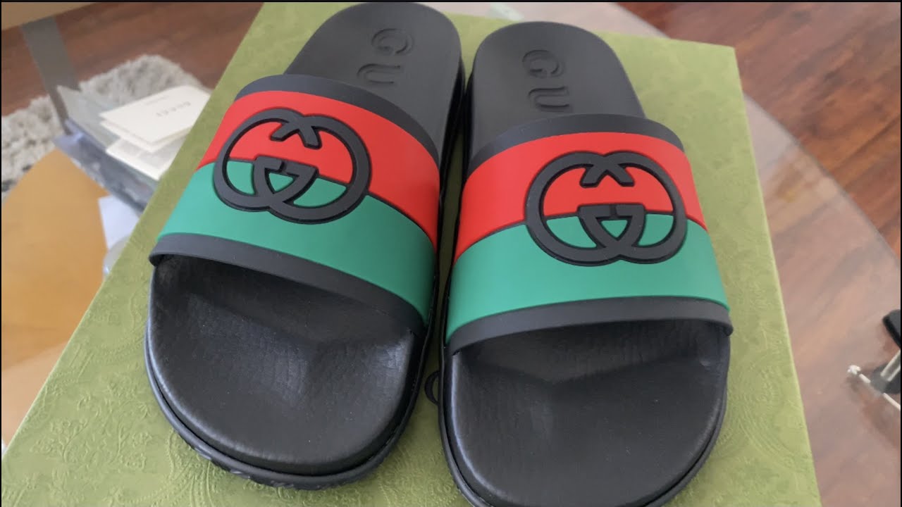 Gucci Agrado Interlocking G Slide Sandals