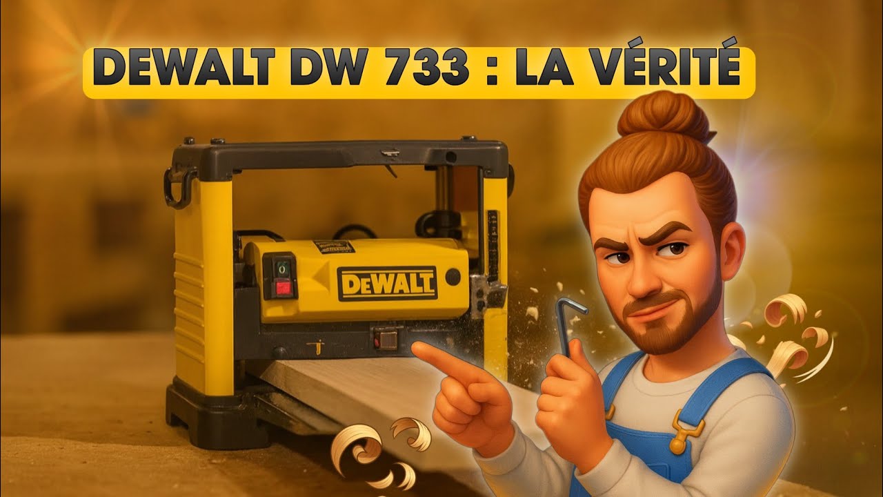 DEWALT DW733 : LA V&Eacute;RIT&Eacute; SUR CETTE RABOTEUSE !