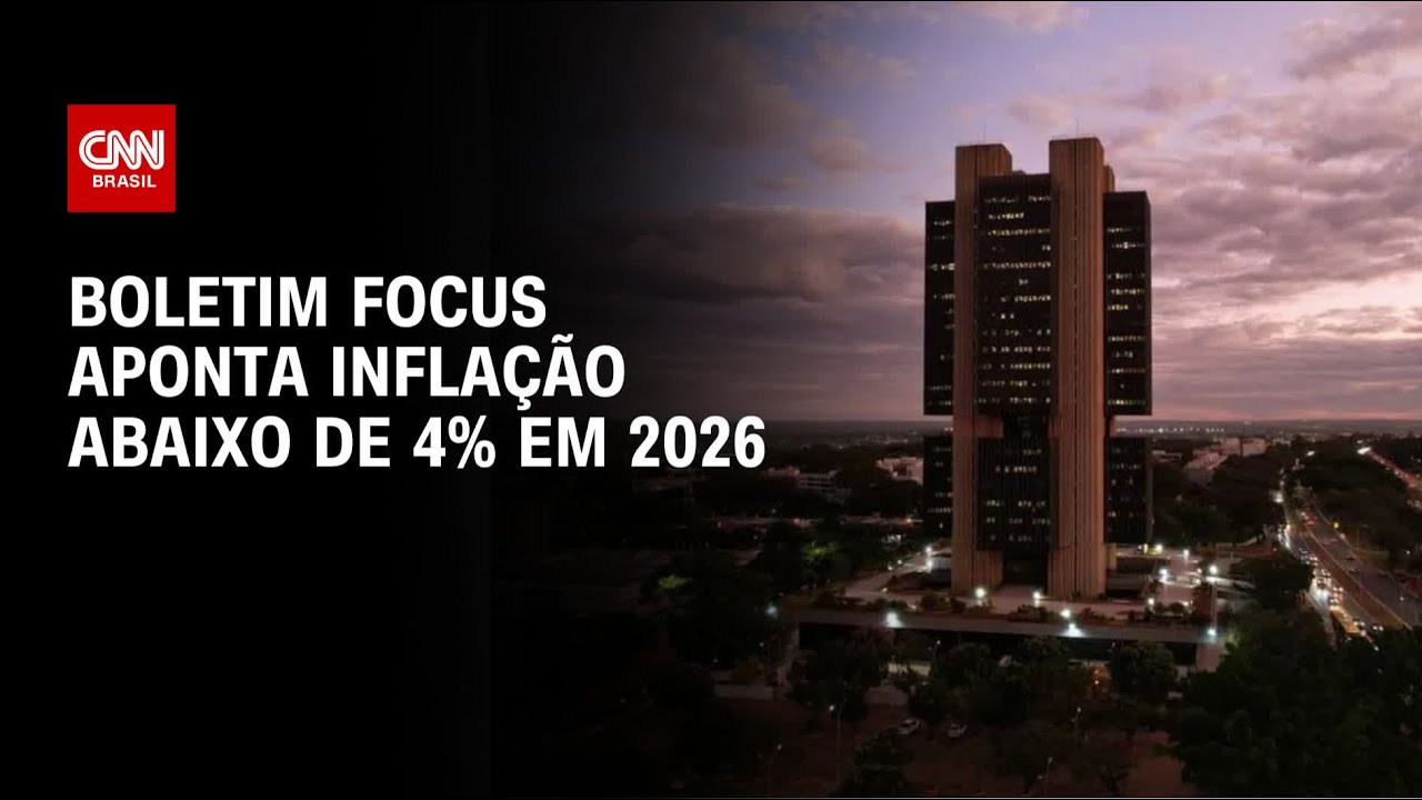 Focus: Mercado reduz expectativa para infla&ccedil;&atilde;o em 2026 pela quarta vez | HORA H