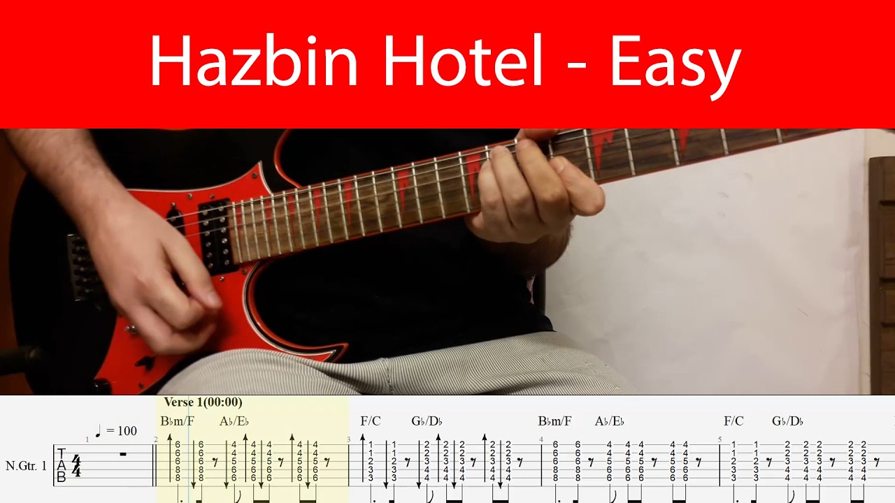 Hazbin Hotel - Easy | Guitar Chords + Tabs