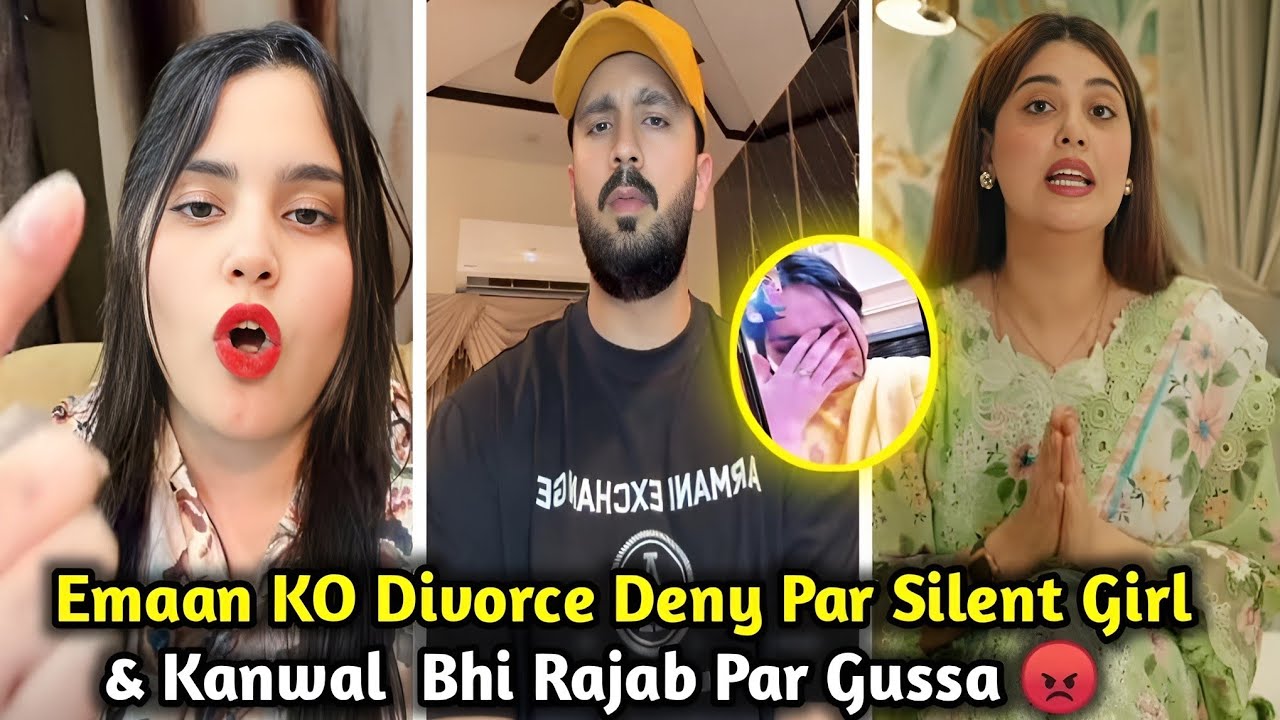 Kanwal and Silent Girl Angry at Rajab Butt |  After Rajab Sends Divorce to Iman | Rajab's Family 