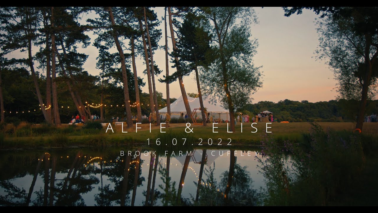 Alfie & Elise - Wedding at Brook Farm Cuffley