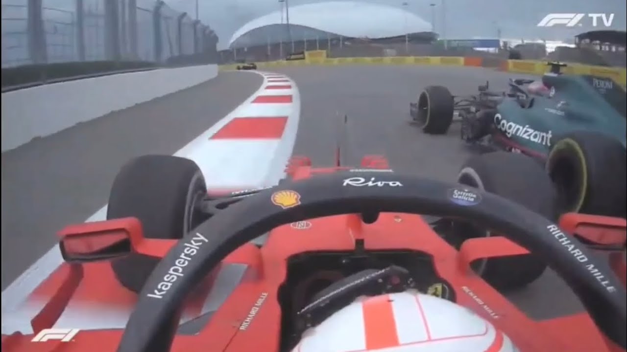 Charles Leclerc vs Sebastian Vettel Battle in Sochi - Russian Grand Prix 2021