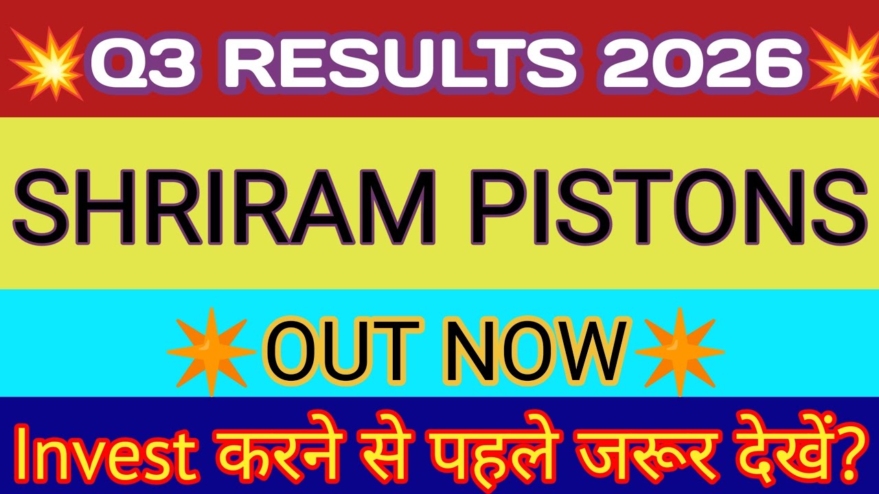 Shriram Pistons Q3 Result 🔴Shriram Pistons Result 🔴Shriram Pistons Share Latest News🔴Shriram Pistons
