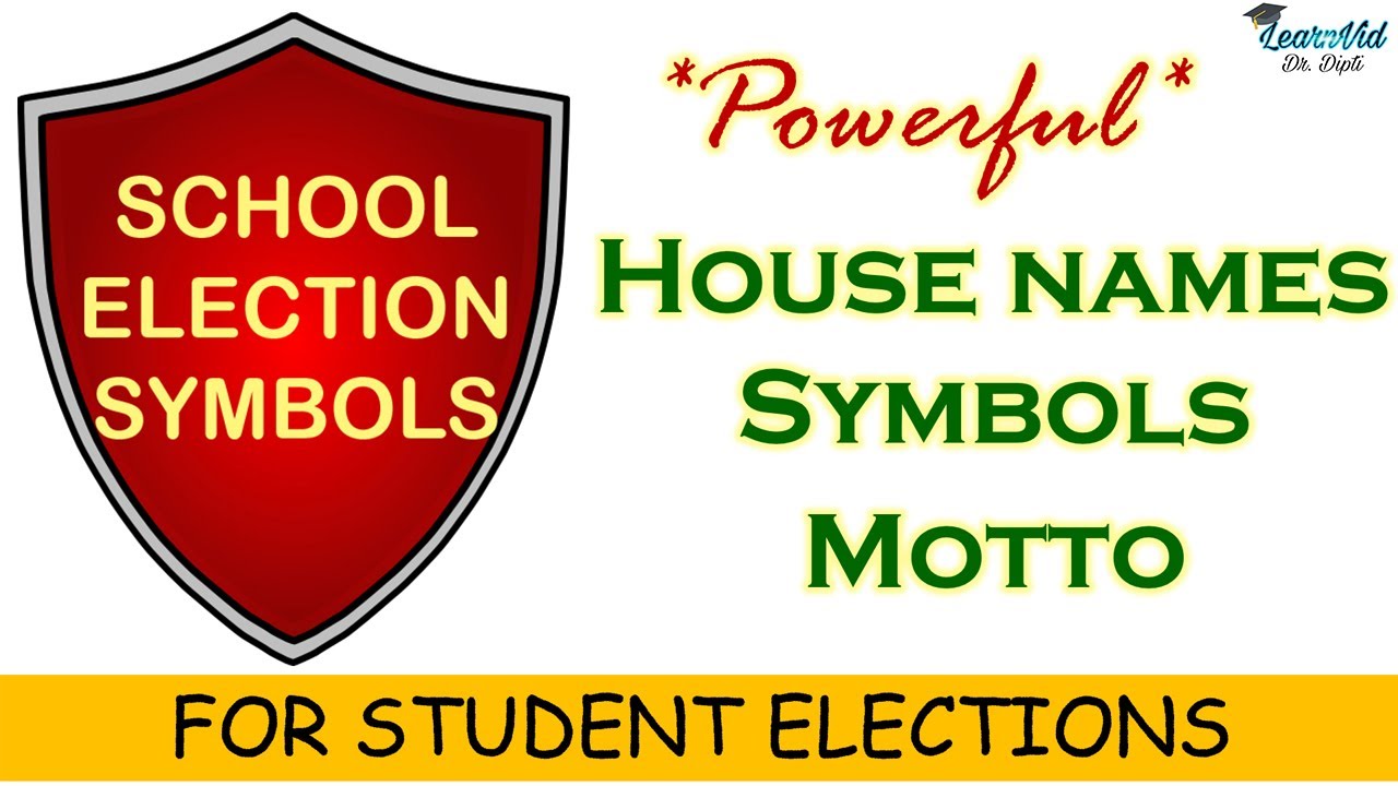 School Election Symbols || Student Council Election || LearnVid Dr Dipti