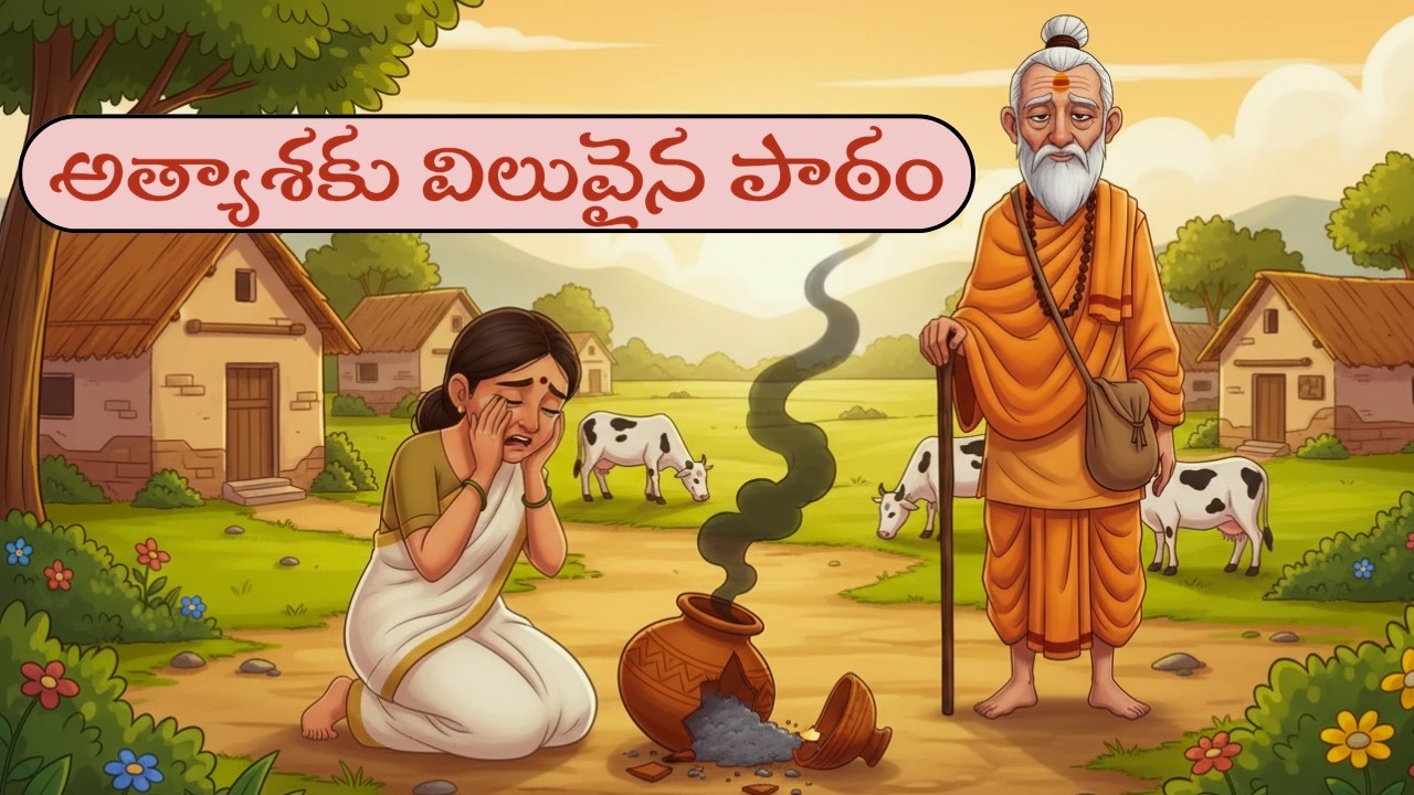 అత్యాశకు విలువైన పాఠం | Lakshmamma Story | Greed and Contentment | Telugu Moral Story