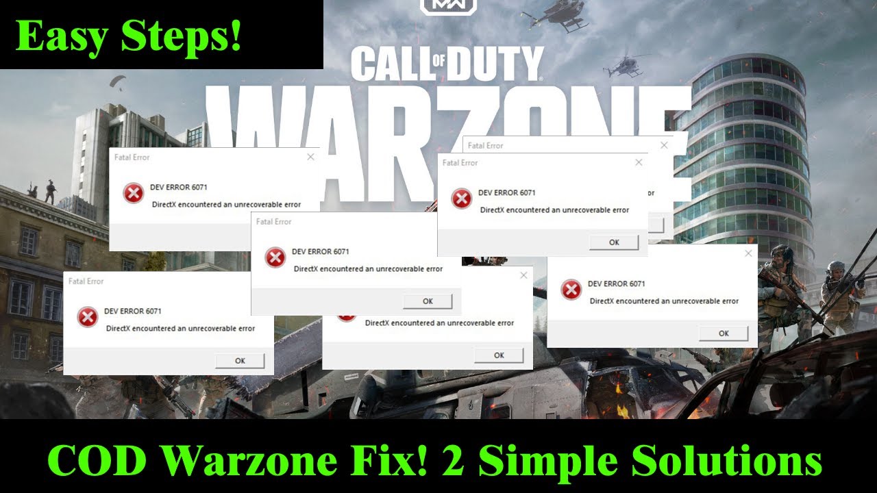 Mordern Warfare Warzone Crash Fix [2 Solutions]