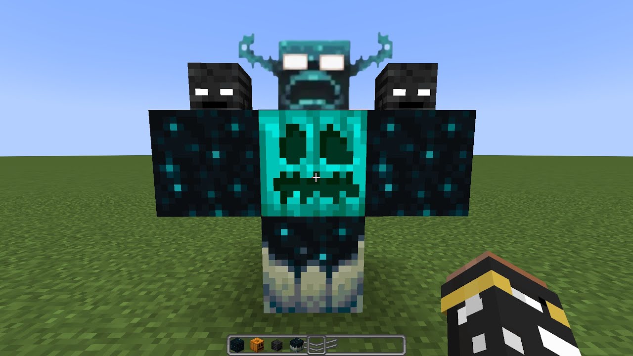 what if you create a Warden Boss Witheeer in MINECRAFT