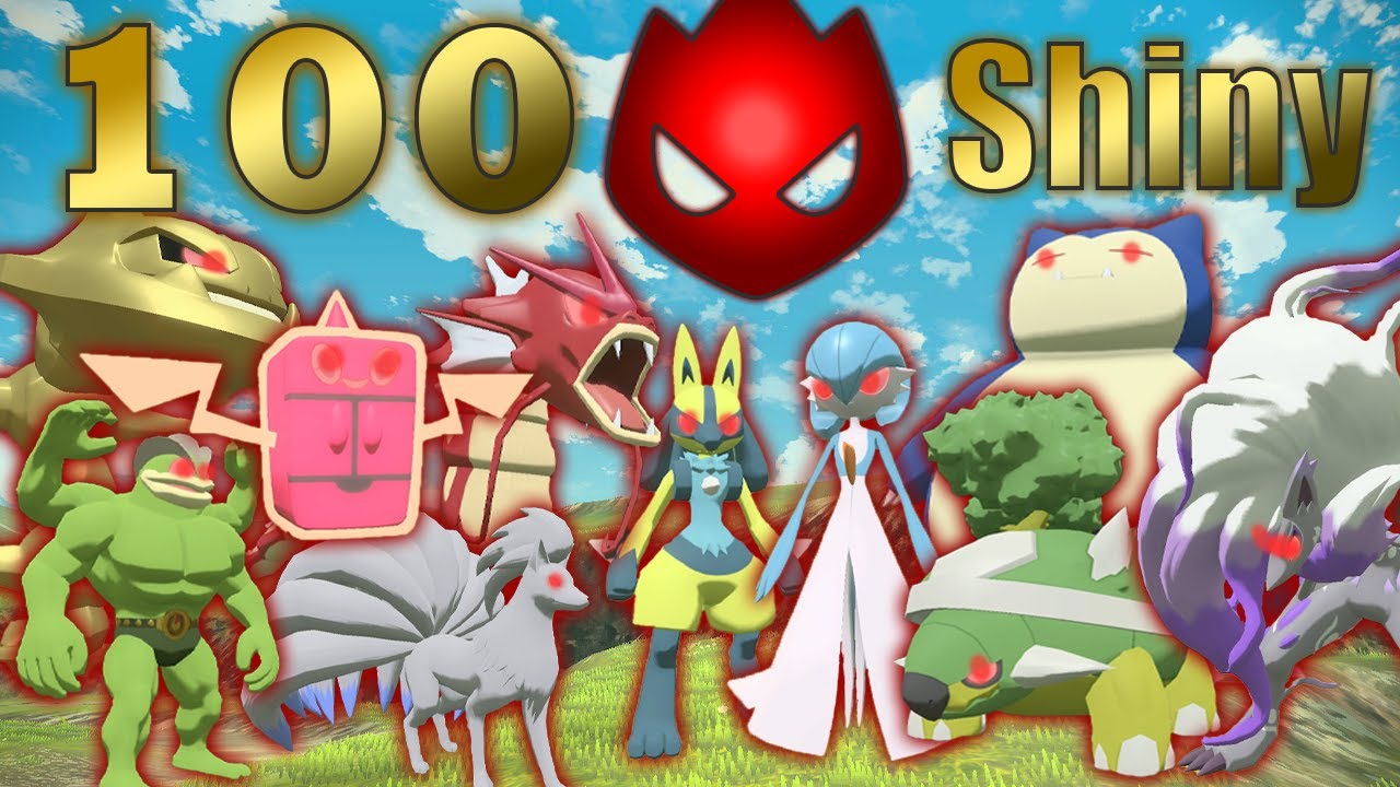 I caught 100 Alpha Shiny Pokemon