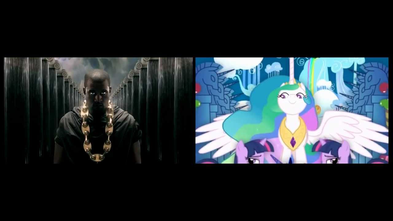 Power (Kanye West) / Ponies Side-by-side comparison