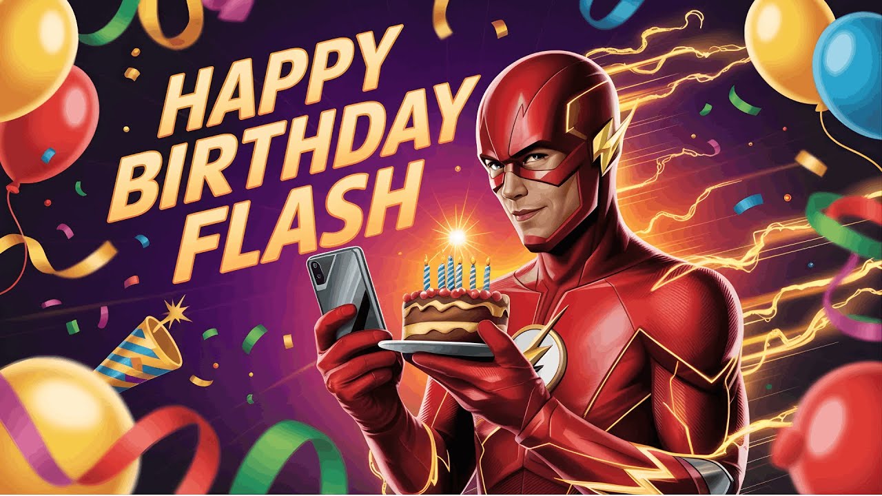 Happy Birthday Flash 🎂🥳🎉