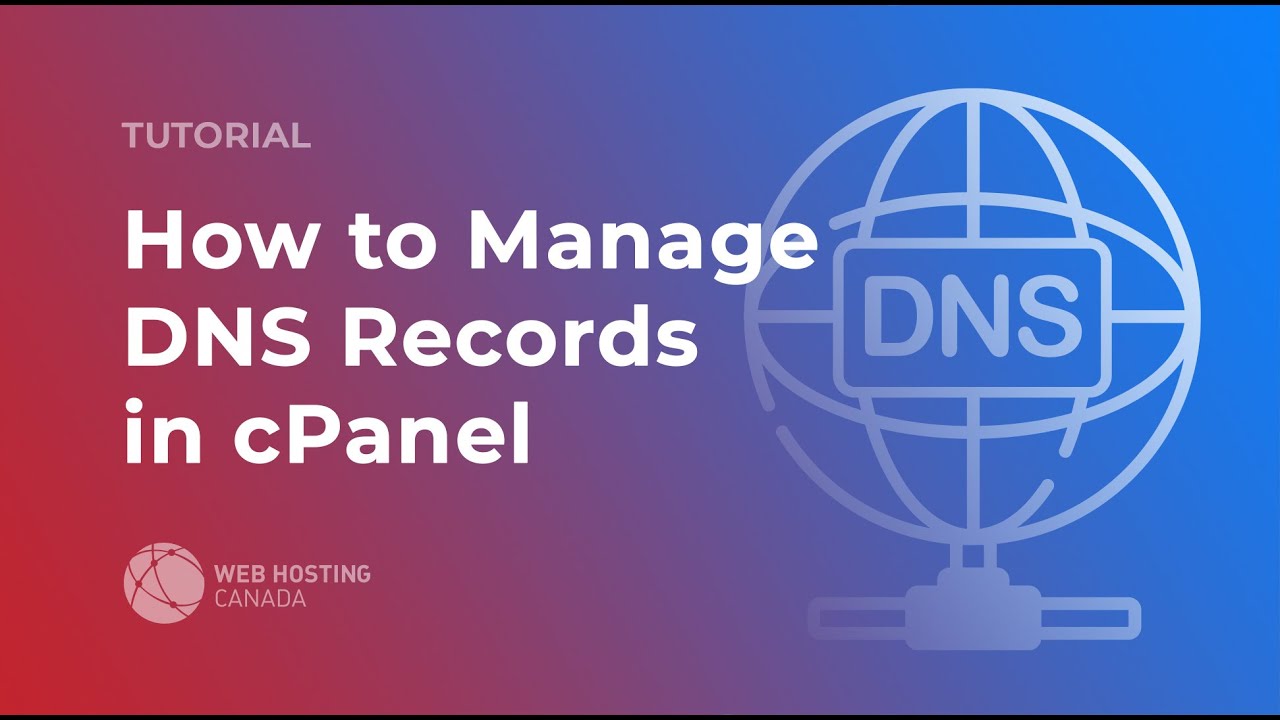 How to Manage DNS Records in cPanel