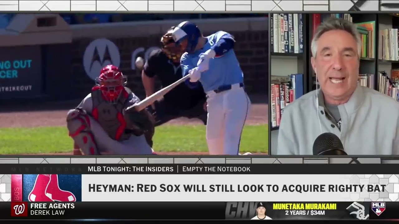 На канале MLB Network Джон Хейман рассказывает о межсезонье &laquo;Бостон Ред Сокс&raquo; и их поисках правор...