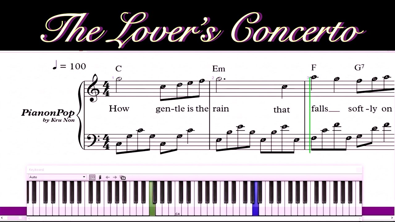 A Lover’s Concerto 💖 | Piano Tutorial | มีโน้ตเปียโนฟรีสำหรับท่านที่สั่งซื้อหนังสือครับ