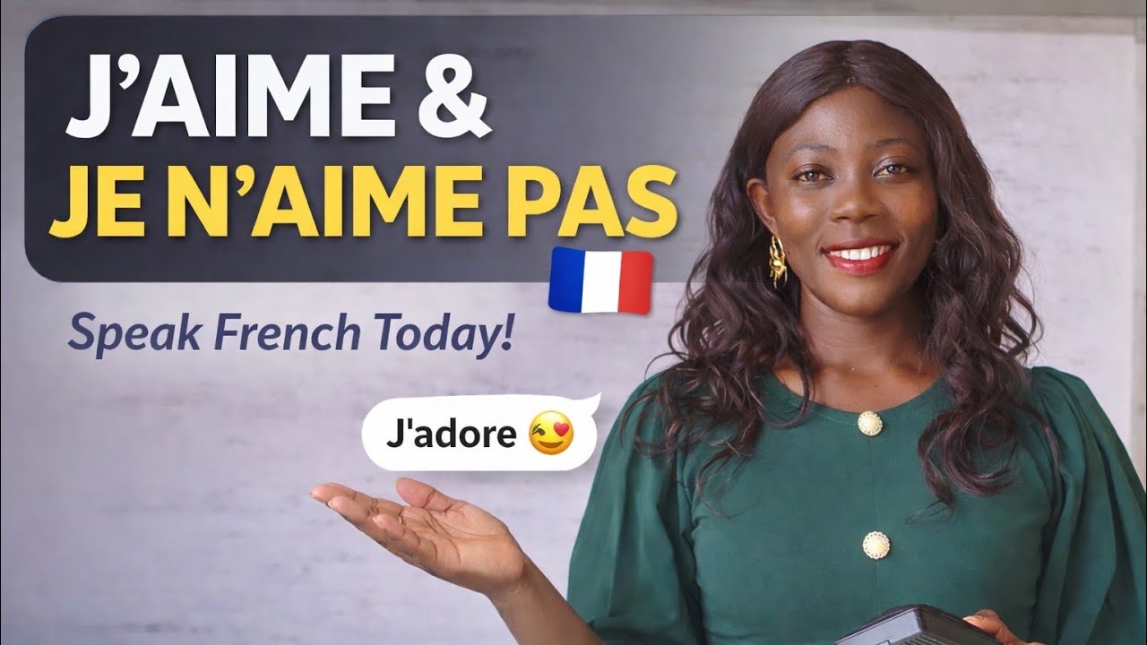 @GenyFrench is live Talk About Your Likes & Dislikes |Les goûts🇫🇷#youtubevideos #education#learning
