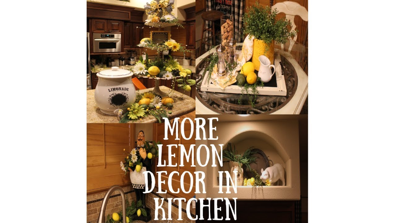 MORE LEMON DECOR IN KITCHEN
