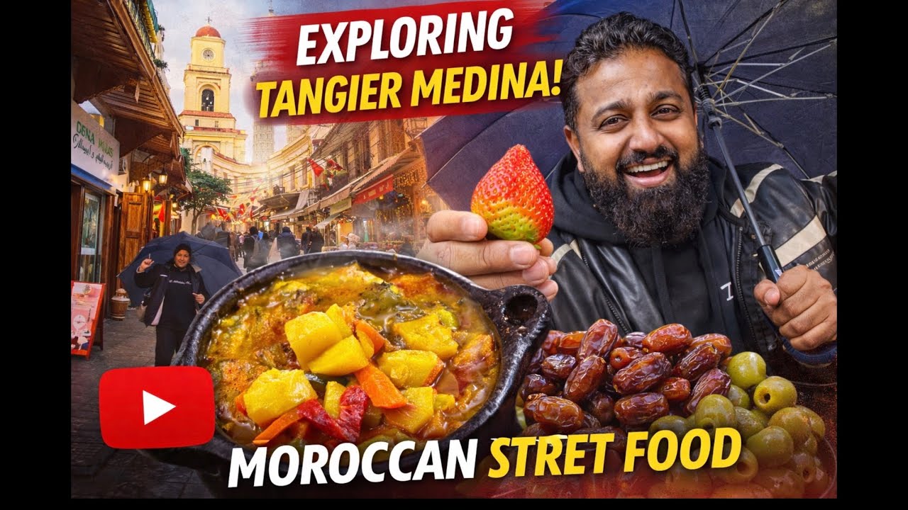 🌍 Exploring Tangier Medina 🇲🇦 | Street Food, Hidden Alleys & Real Life Stories