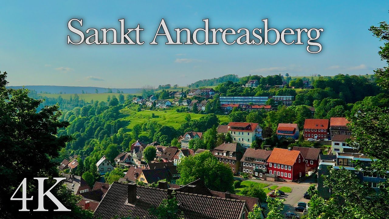 Summer Walk in Sankt Andreasberg in the Harz Mountains, Idyllic Mountain Town in Germany 🇩🇪🌳4K