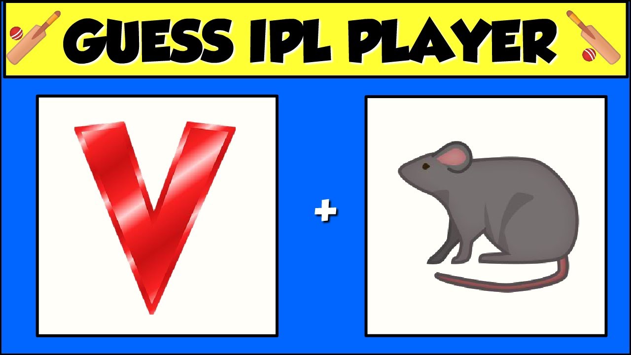 Guess IPL Player by Emoji Challenge | NEW EMOJIS to GUESS 