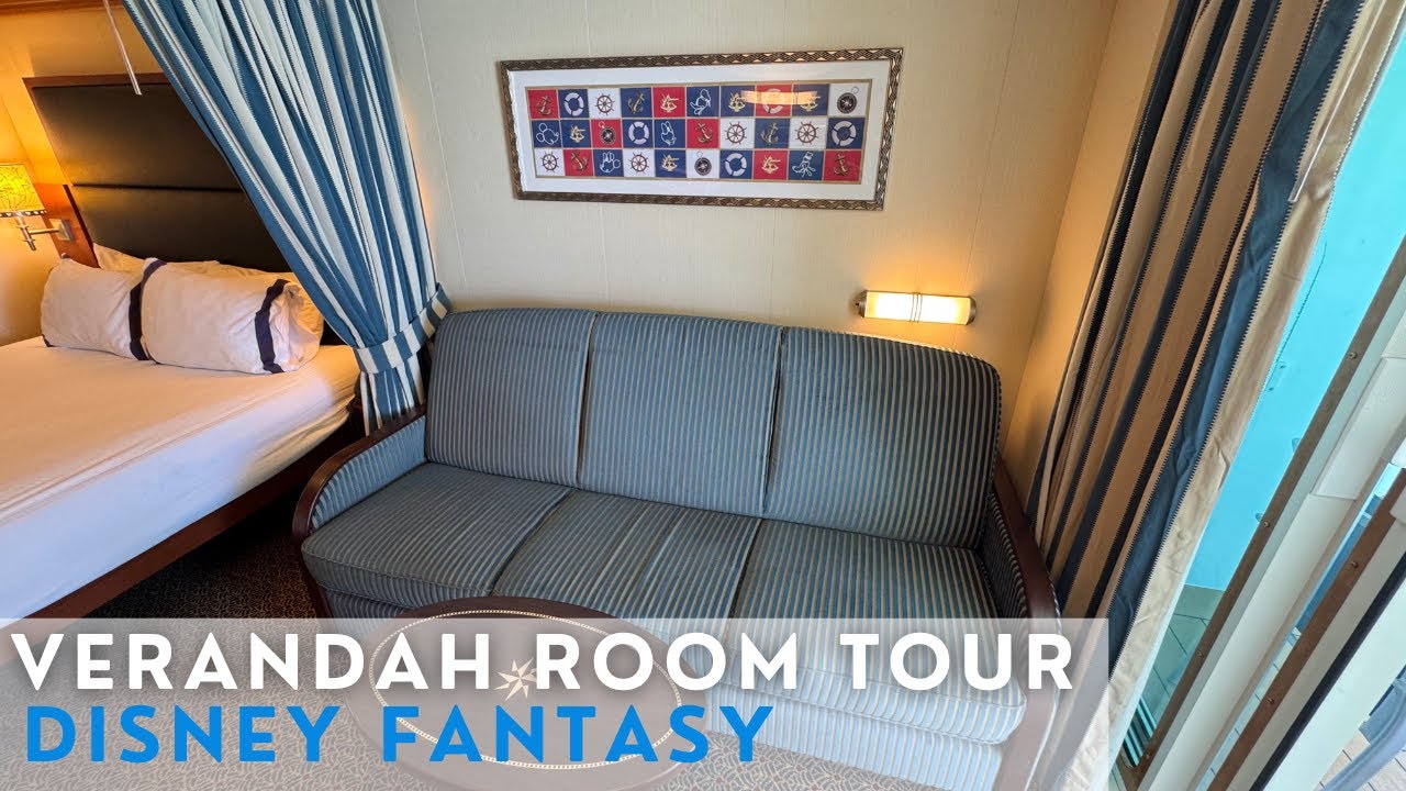 Экскурсия по каютам Disney Fantasy Verandah — обзор кают Disney Cruise Line