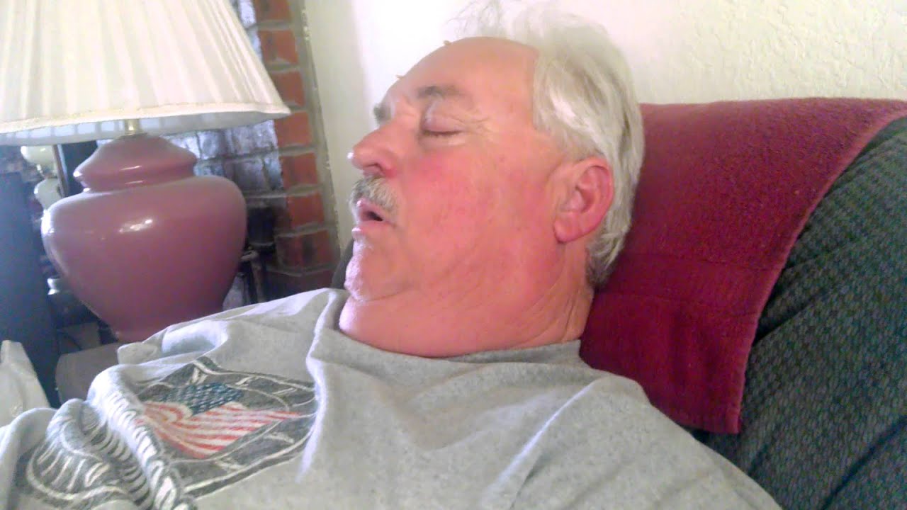 My dad snoring just hilarious!