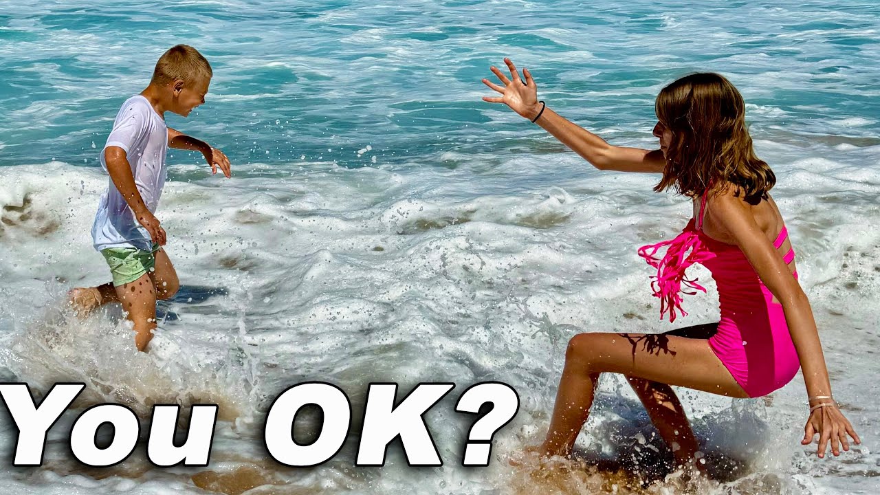 Dangerous Waves At SECRET Beach!