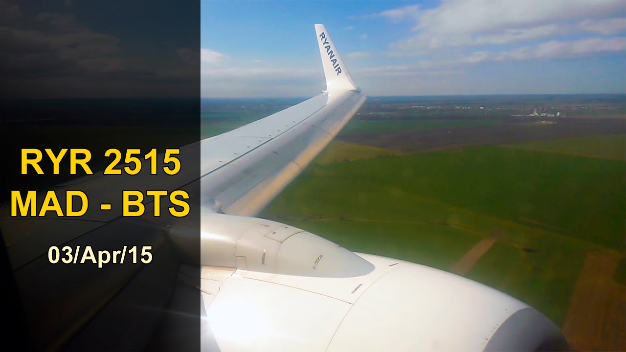 FULL FLIGHT | Madrid - Bratislava | RYANAIR